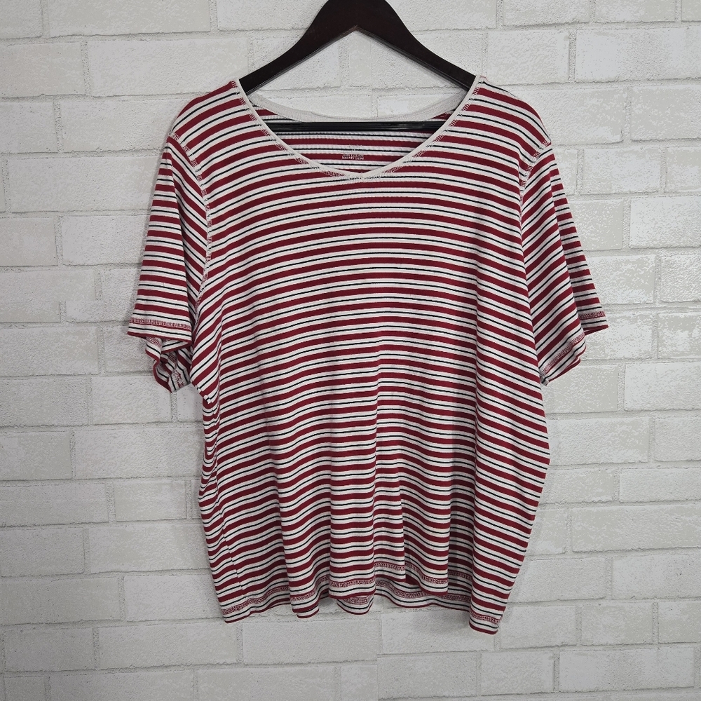 CJ banks vintage stripe tee
